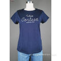 Ladie&#39;s Navy T-shirt met korte mouwen